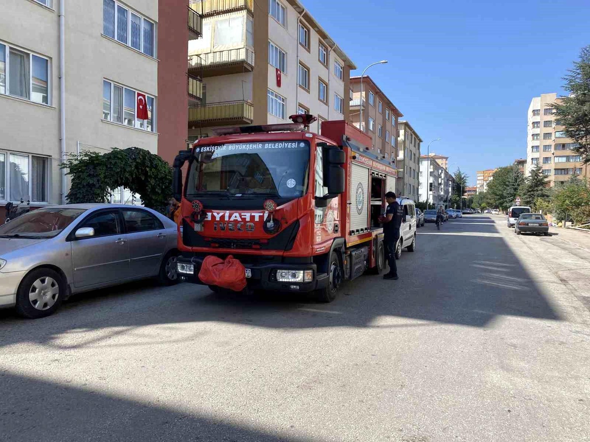 Eskişehir\'de Piknik Tüpü Yangını
