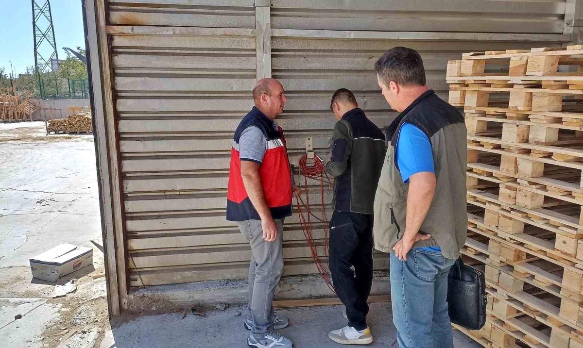 Kütahya\'da Ahşap Palet Denetimi