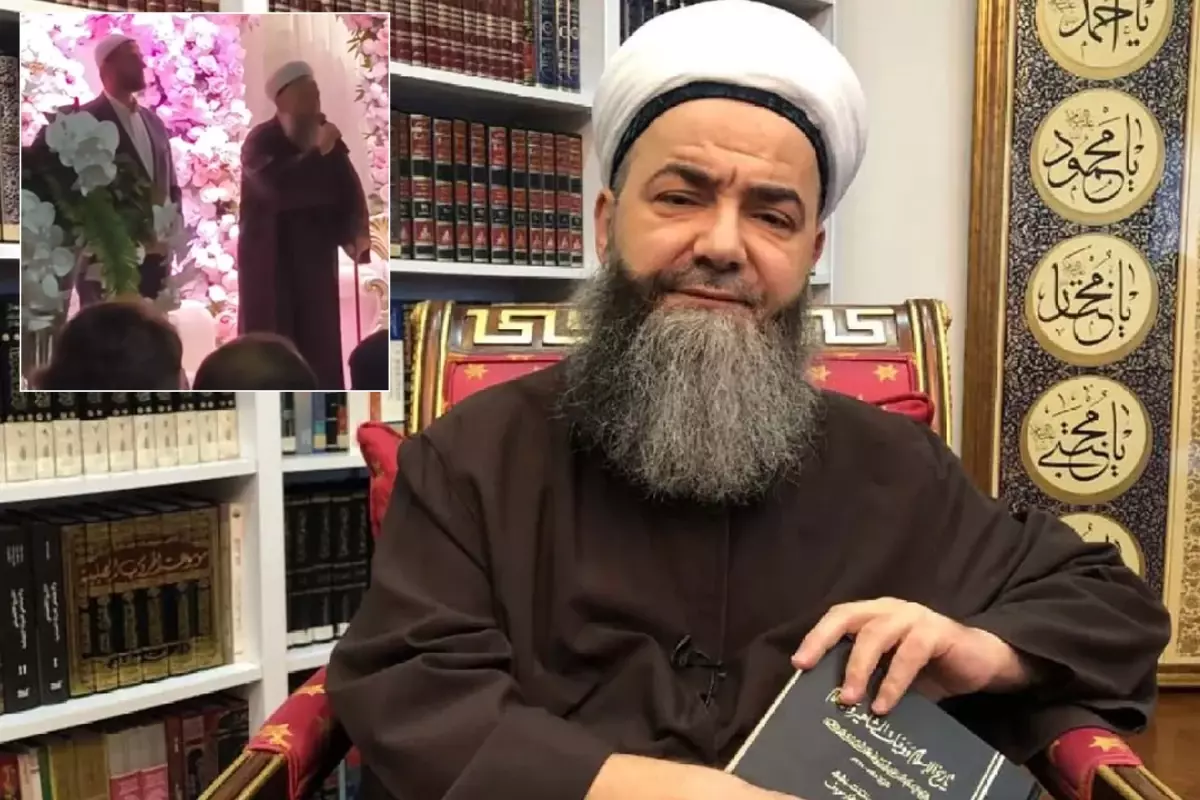 Cübbeli Ahmet Hoca\'nın oğlu evlendi: İşte düğünden ilk görüntüler