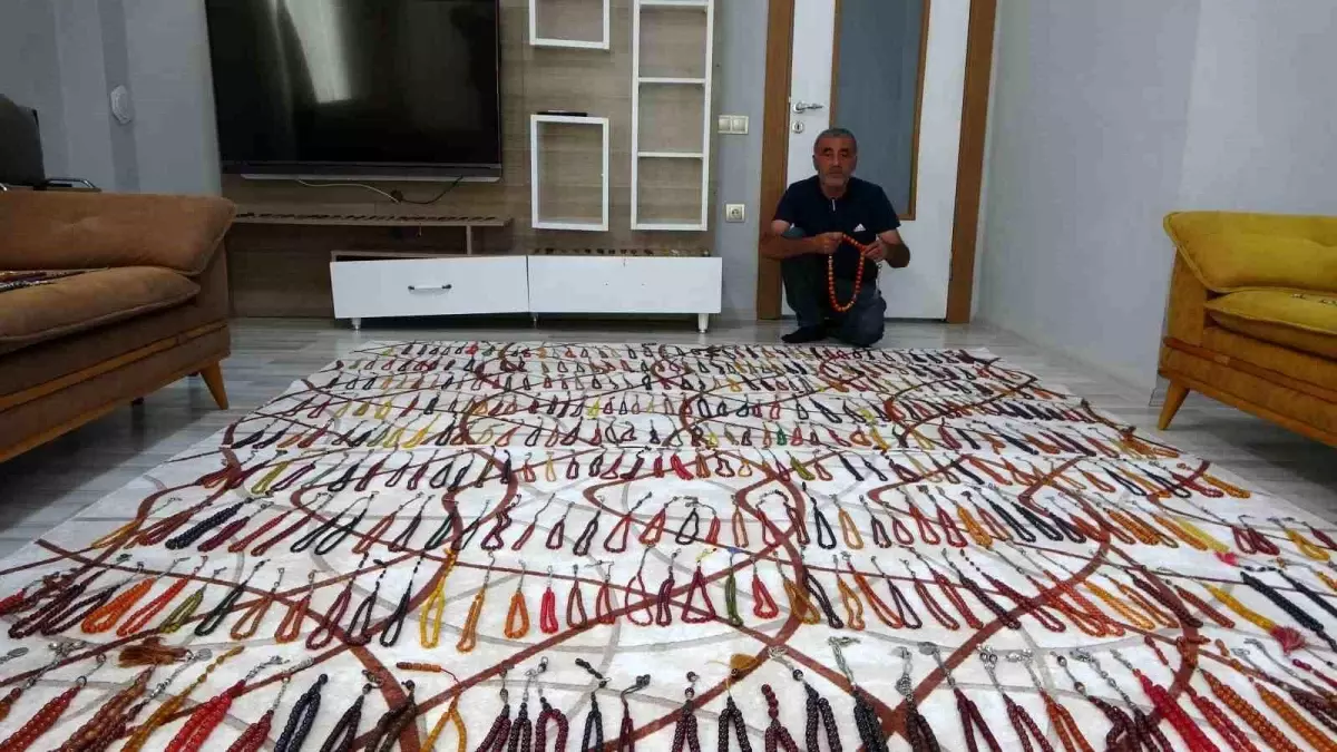 Malatya Muhtarı\'nın 4 Milyon TL Değerindeki Tespih Koleksiyonu