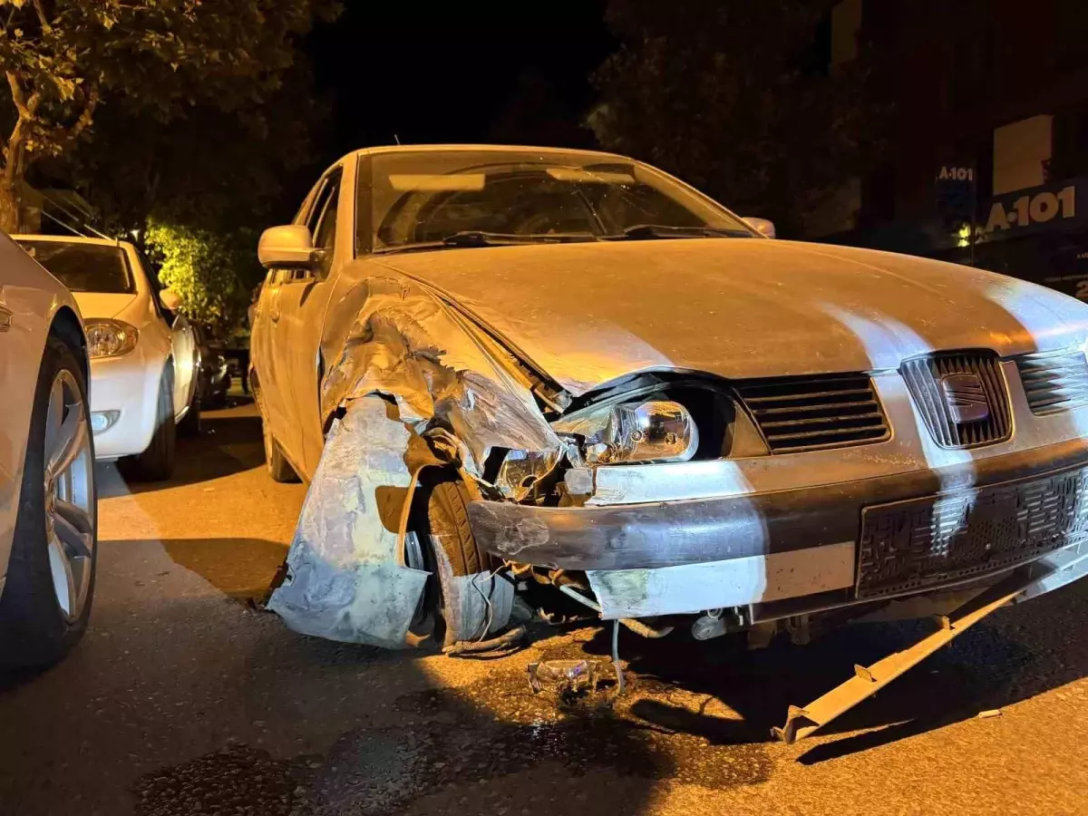 Denizli\'de Kaçan Sürücü Kaza Yaptı