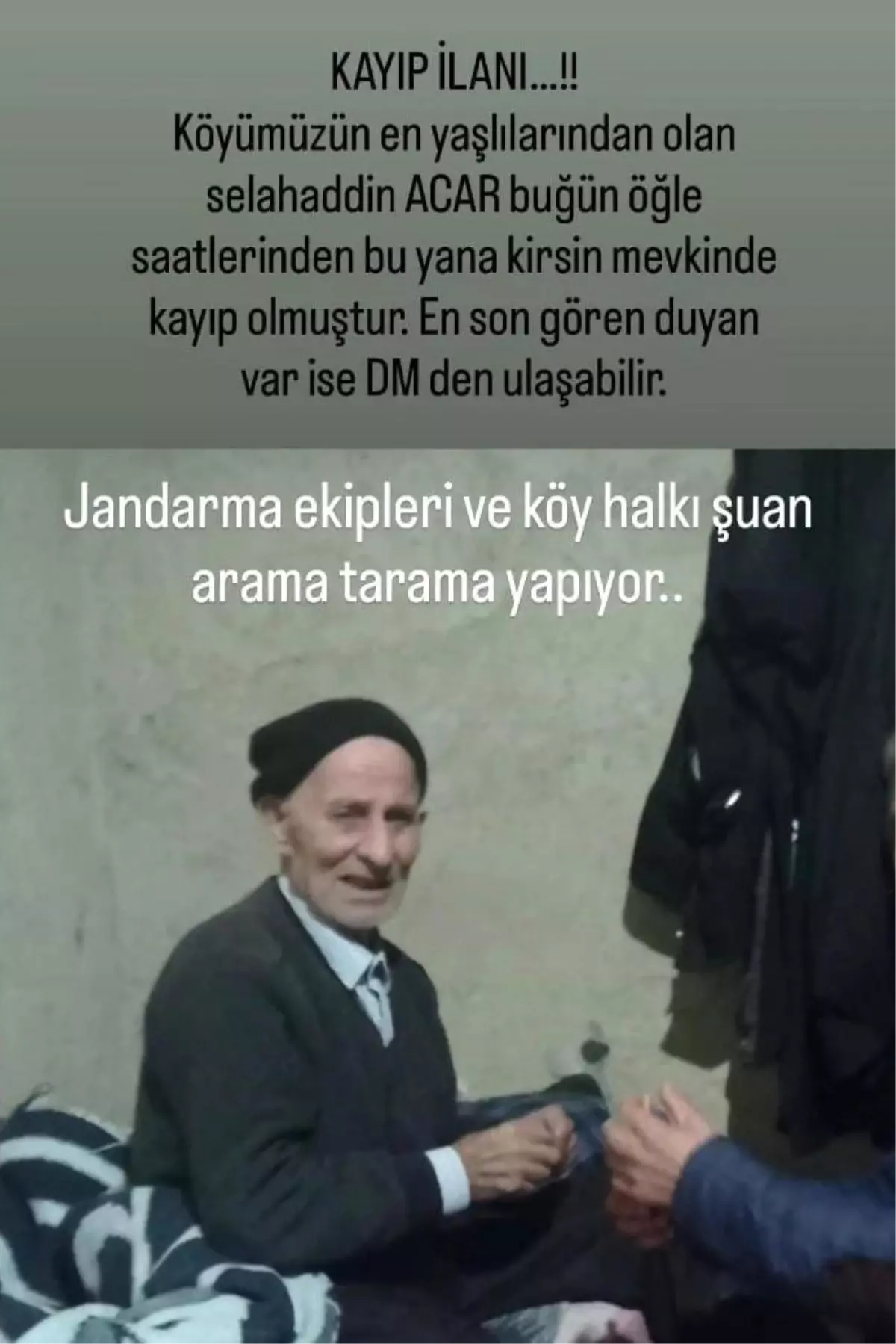 Samsun\'da 84 Yaşındaki Adam Kayboldu