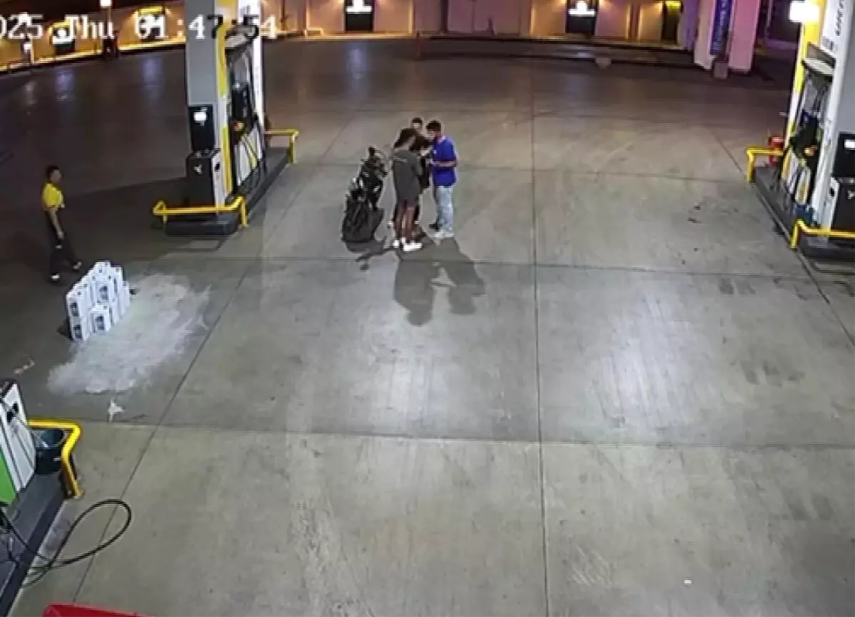 Benzin istasyonunda dehşet: Tek yumrukla hayatı karardı