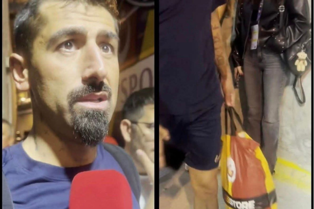 Kerem Demirbay'ın Galatasaray maçı sonrası elindeki 'GS Store' poşeti rakip taraftarları çıldırttı