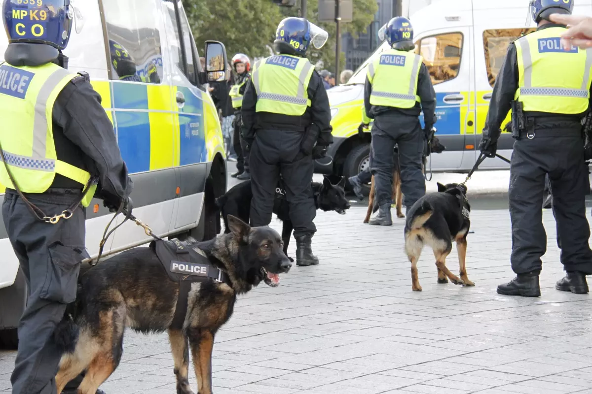 Londra\'da Göçmen Karşıtı Eylem: 26 Polis Yaralandı