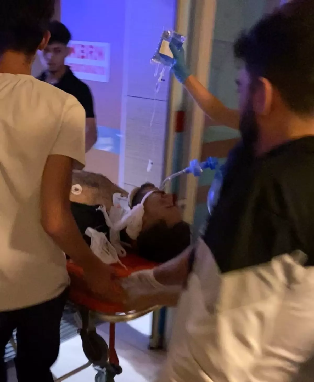 İnegöl\'de İnşaatta İşçi Düşerek Yaralandı