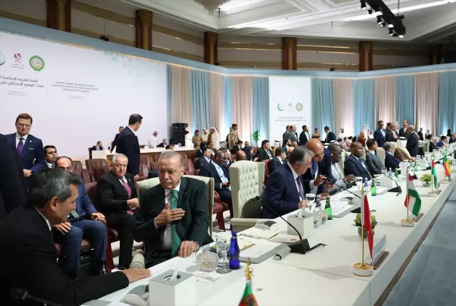 Erdoğan'dan Katar'da dünyaya mesaj: İsrail durdurulmalı, bunu engelleyecek imkanlarımız var