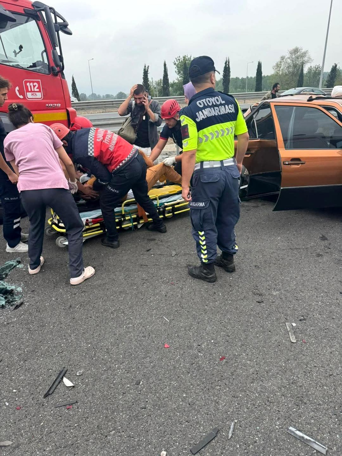 Sakarya\'da Trafik Kazası: 5 Yaralı