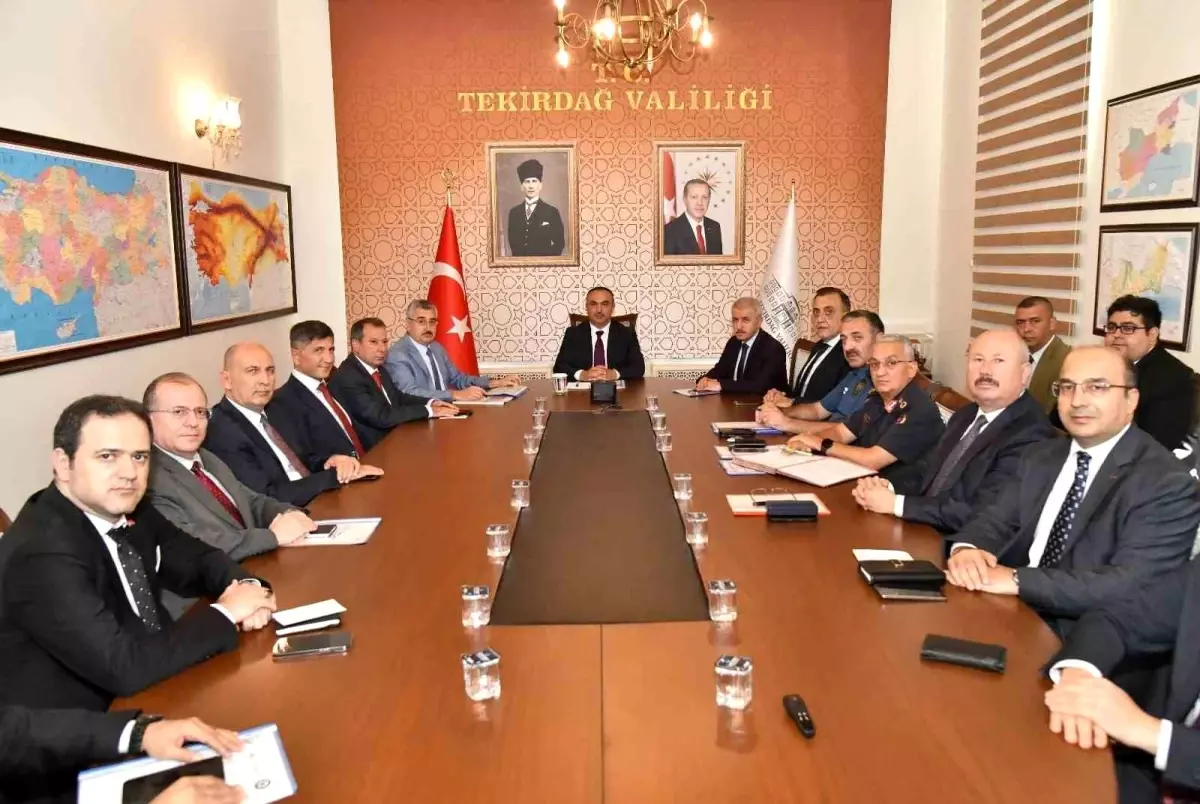 Tekirdağ\'da Güvenlik Toplantısı