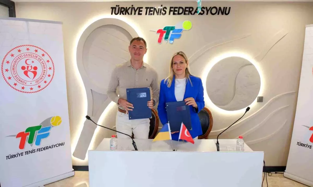 Türkiye ve Ukrayna Tenis Federasyonları\'ndan İş Birliği Protokolü