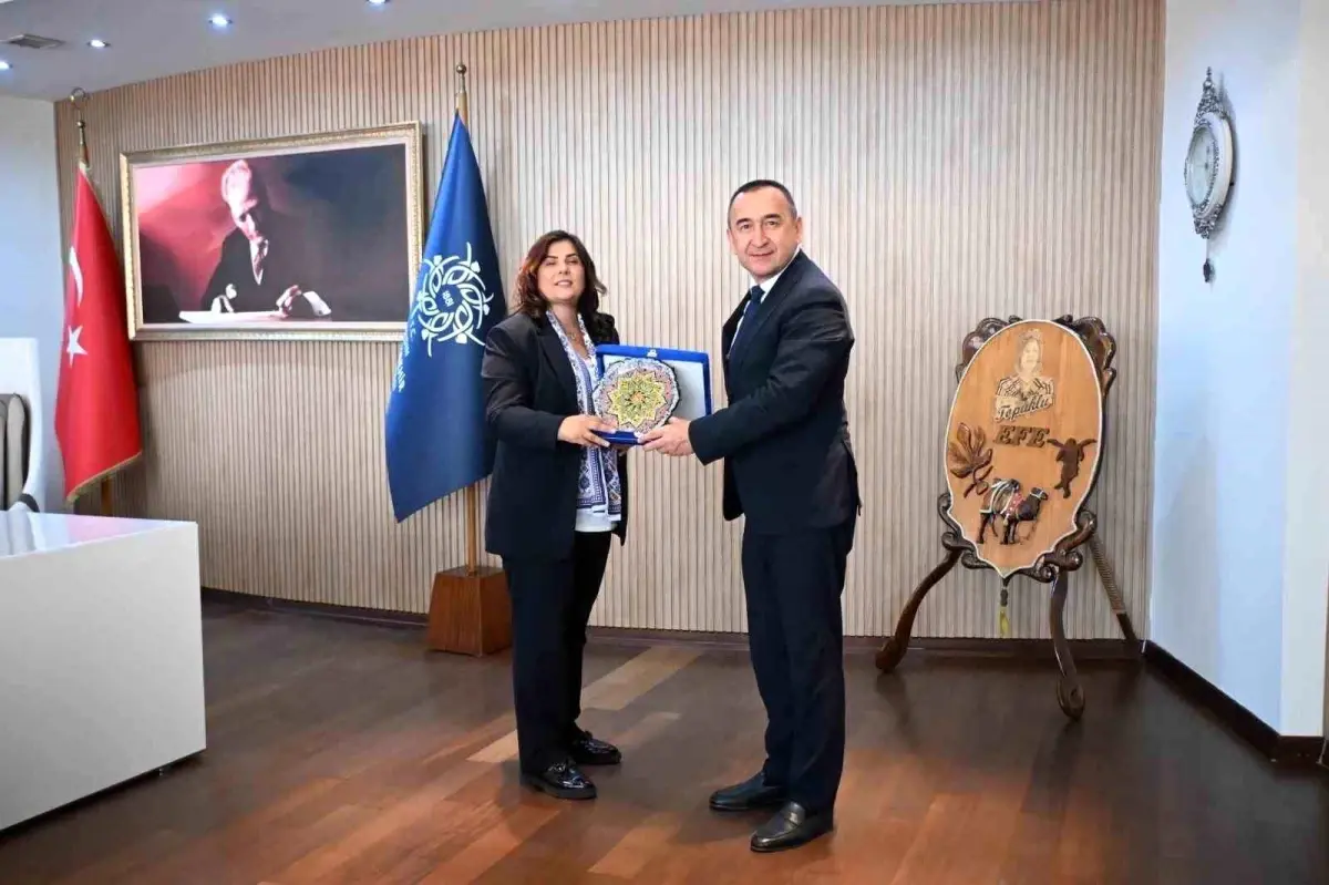 Aydın Büyükşehir Belediye Başkanı Çerçioğlu, Özbekistan Büyükelçisi\'ni Ağırladı