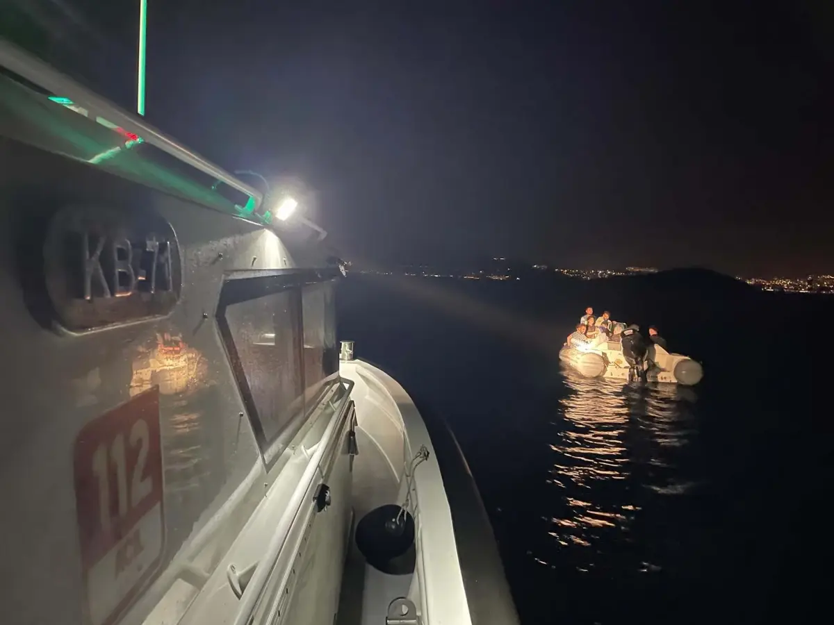 Bodrum\'da 20 Kaçak Göçmen Kurtarıldı