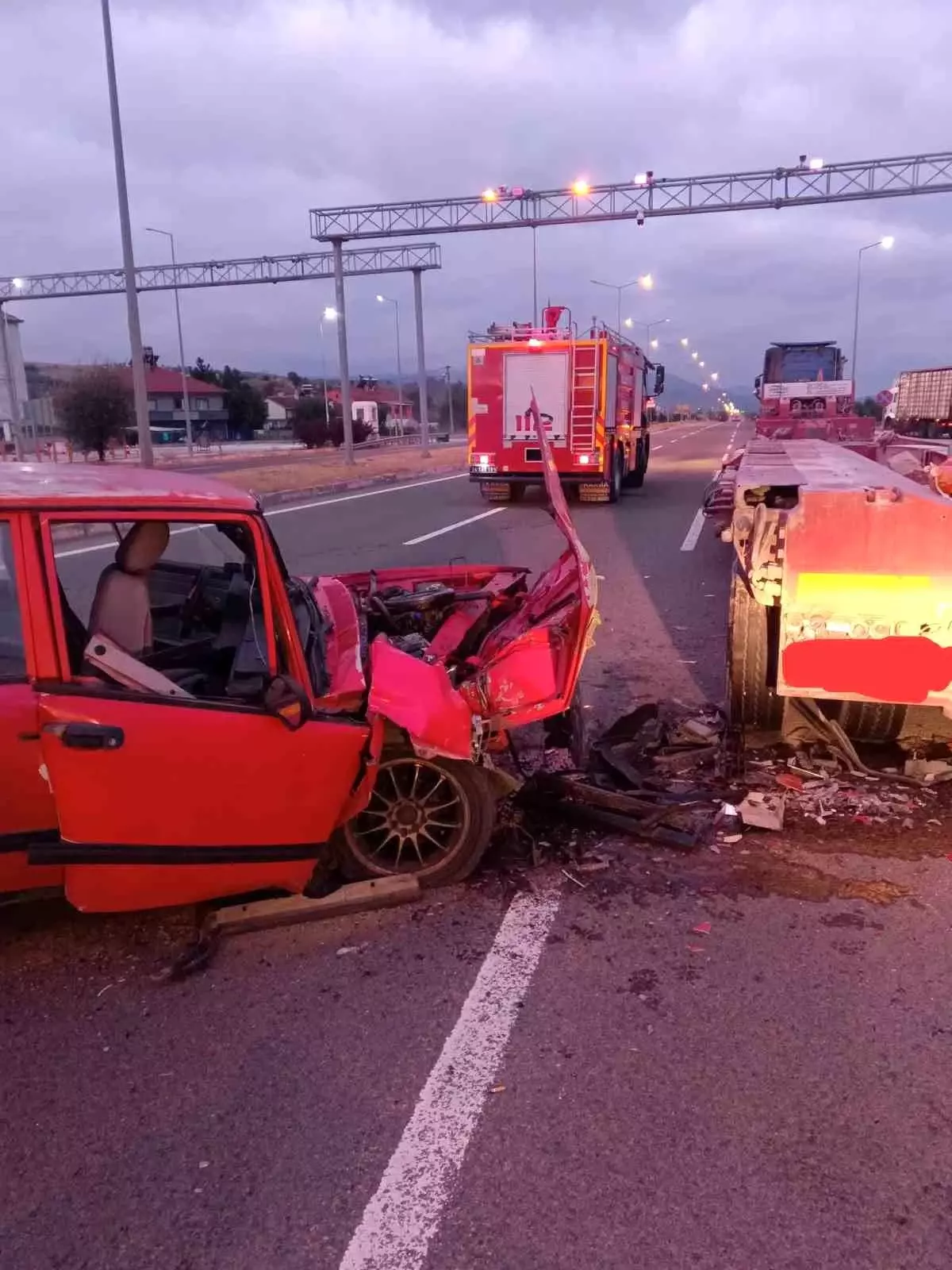 Yeniçağa\'da trafik kazası: 1 yaralı