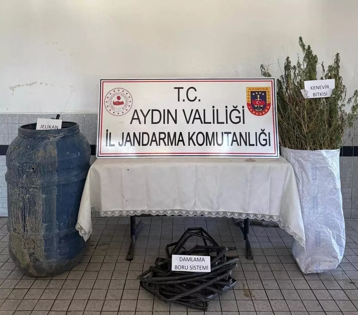 Buharkent\'te 40 Kök Kenevir Ele Geçirildi