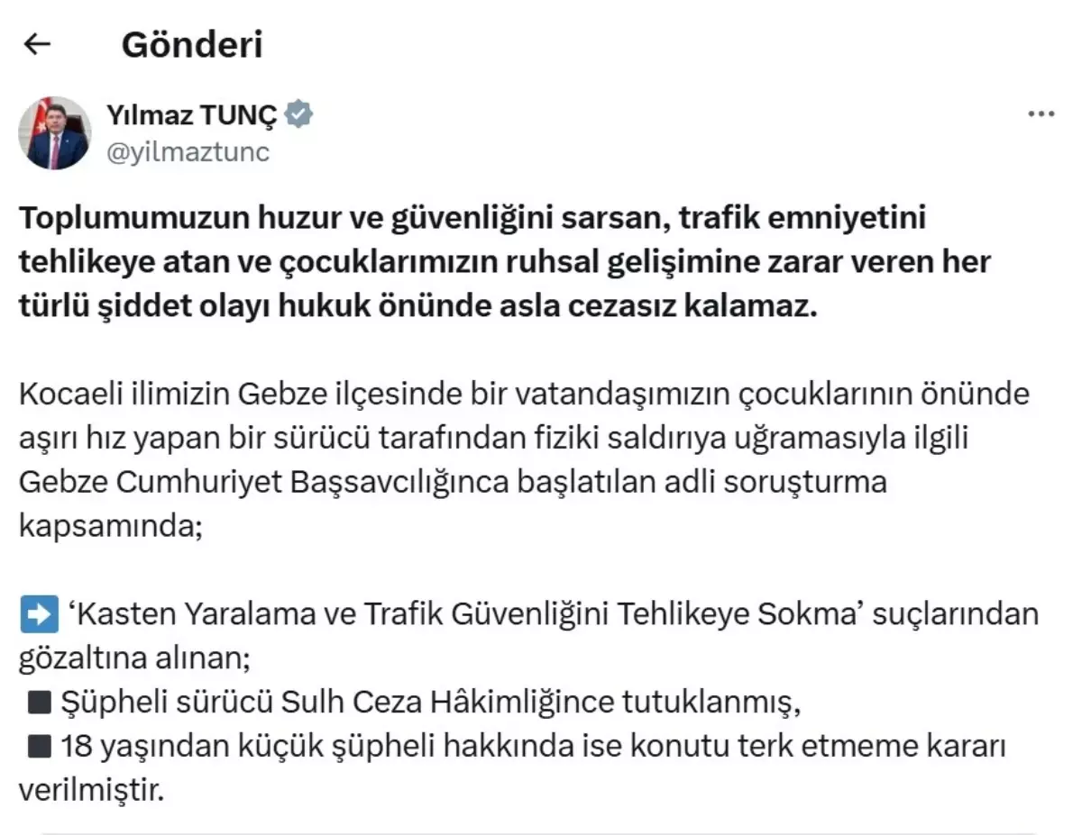 Şüpheli Sürücü Tutuklandı