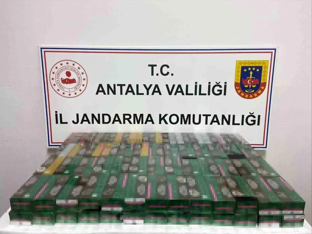Gazipaşa\'da 2 Bin Paket Kaçak Sigara Ele Geçirildi