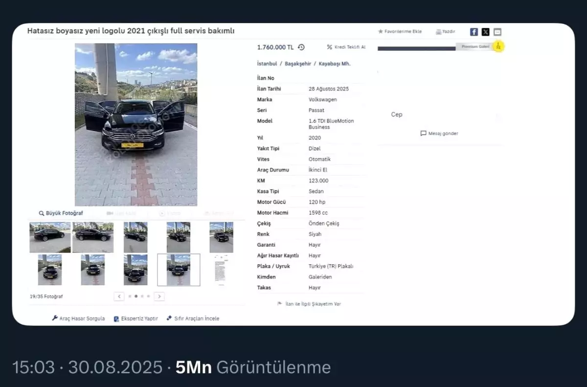 Aracın kilometresini düşürüp satışa koyan galeriye ibretlik ceza