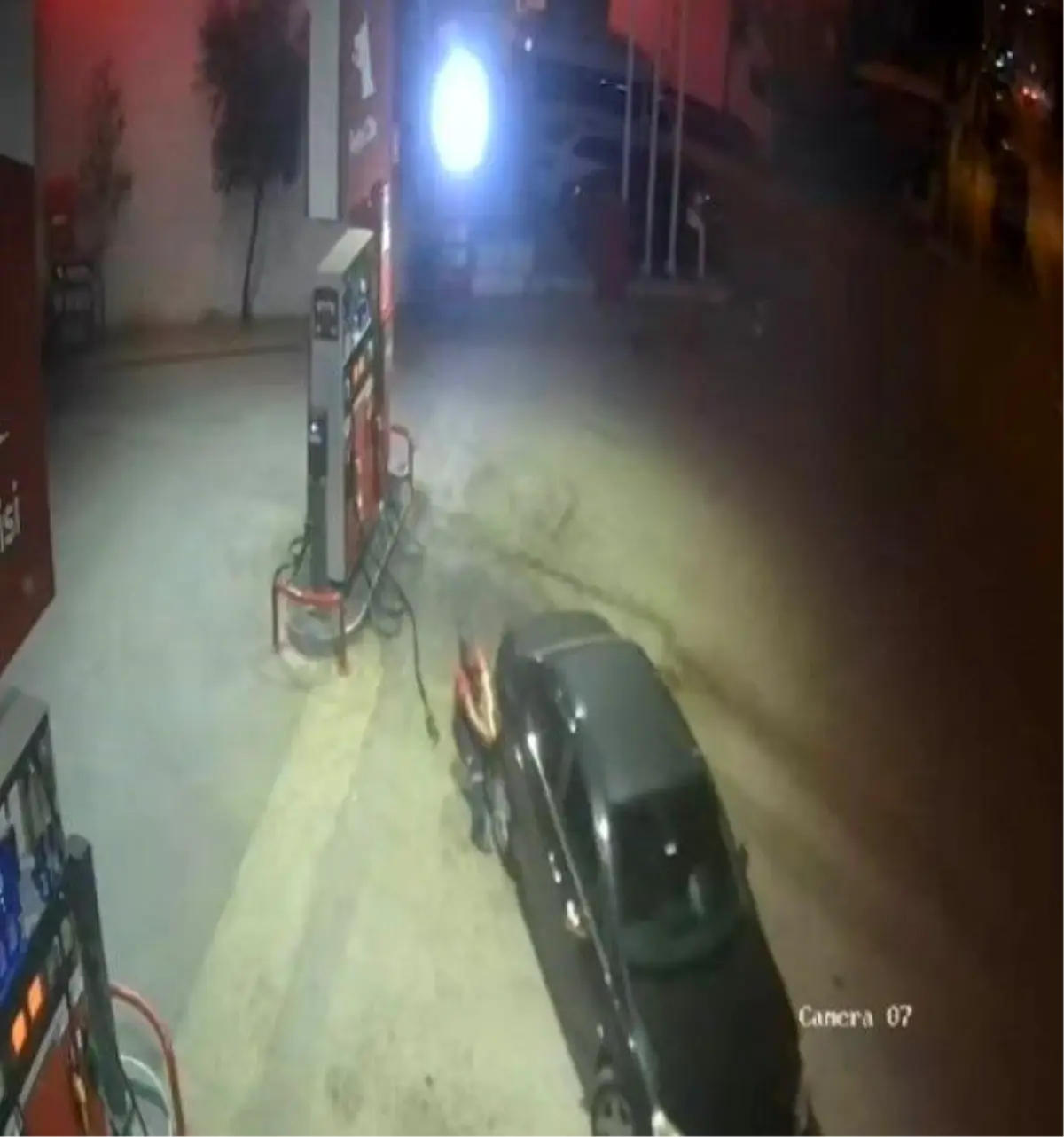 Benzin İstasyonunda Komik Olay