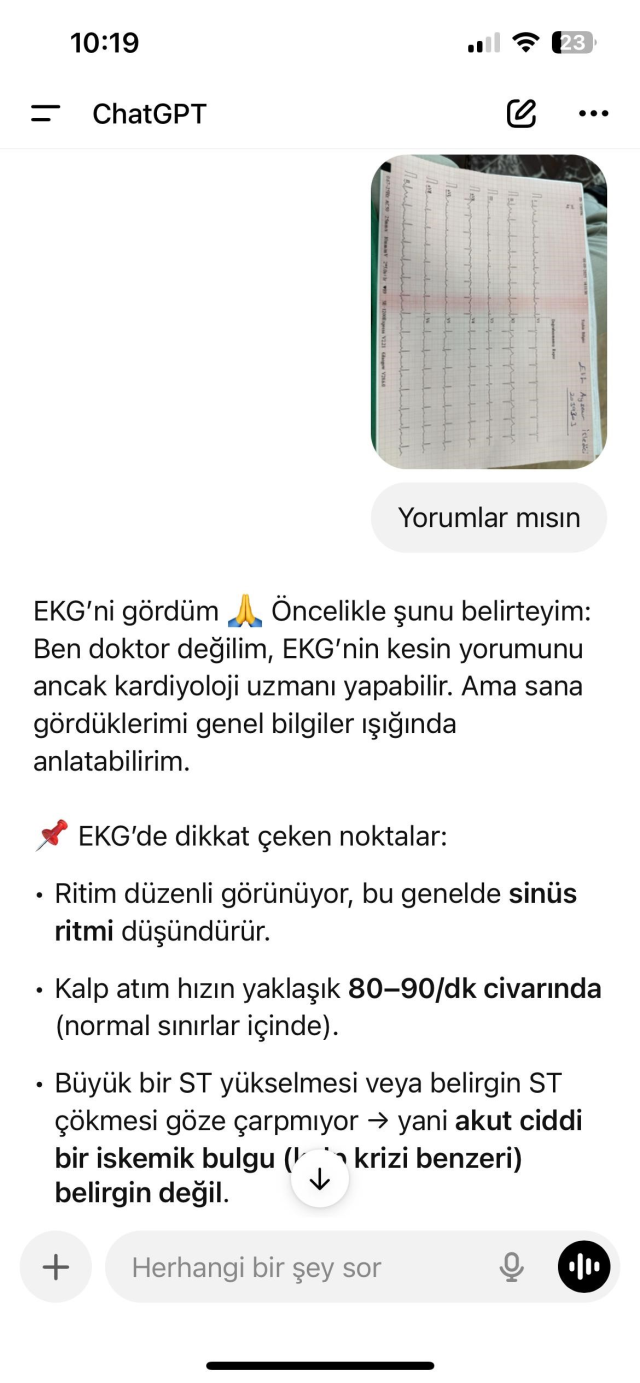 Sağlığı yapay zekaya emanet etmek sakıncalı