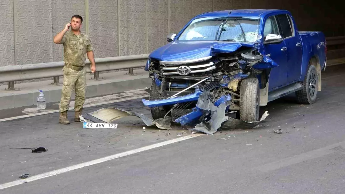 Malatya\'da Zincirleme Kaza, Trafik Kilitlendi