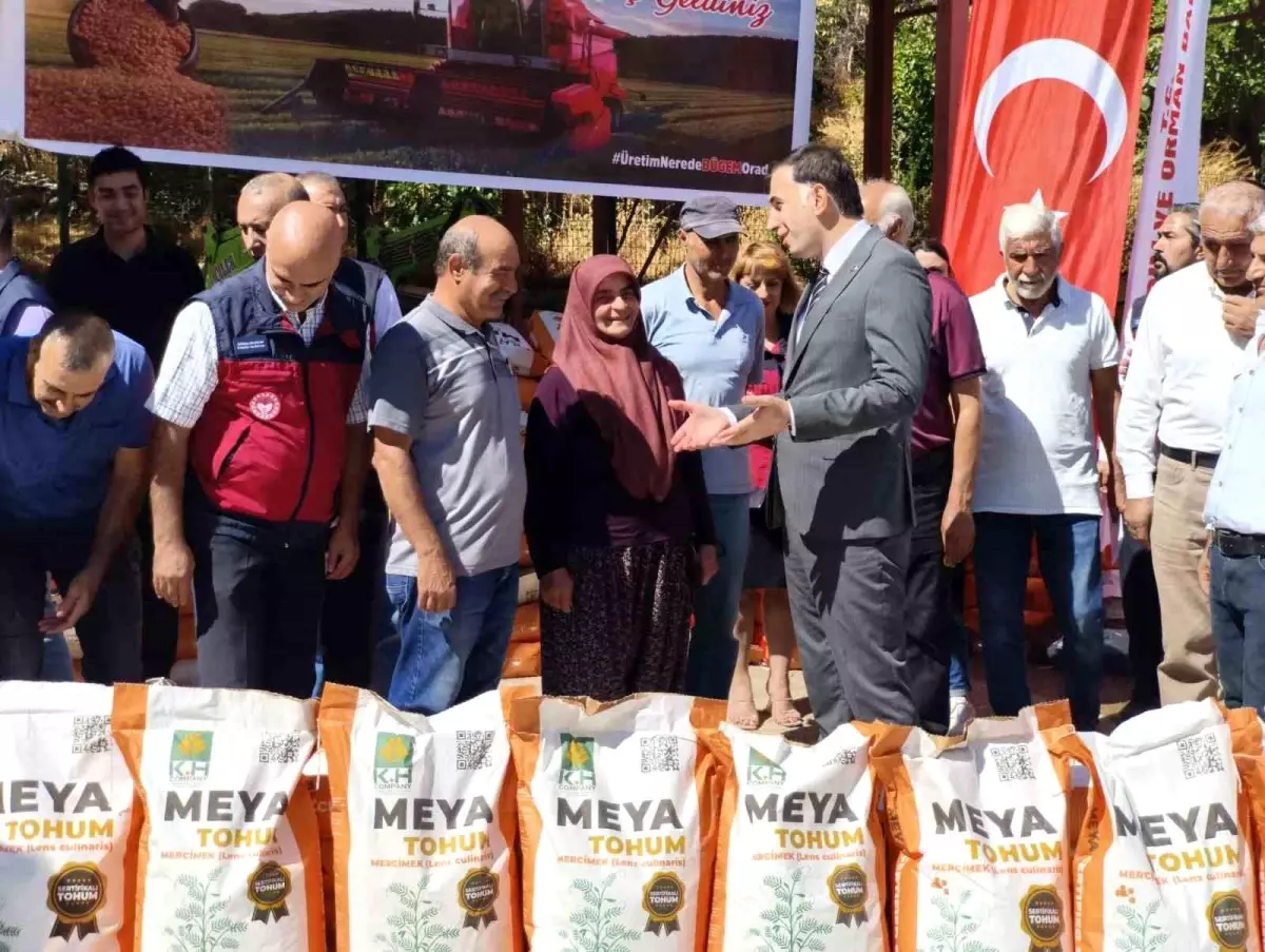 Tunceli\'de Mercimek Tohumu Dağıtımı