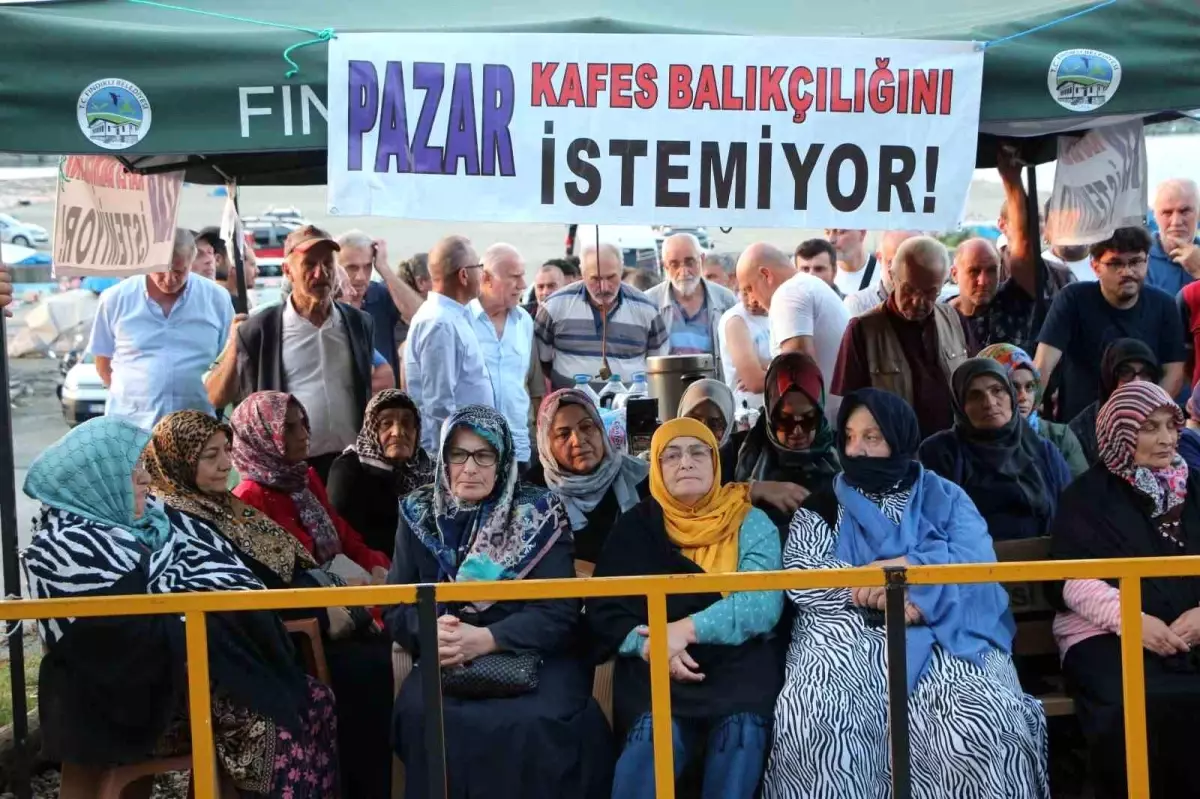 Köylülerden Kafes Balıkçılığına Direniş