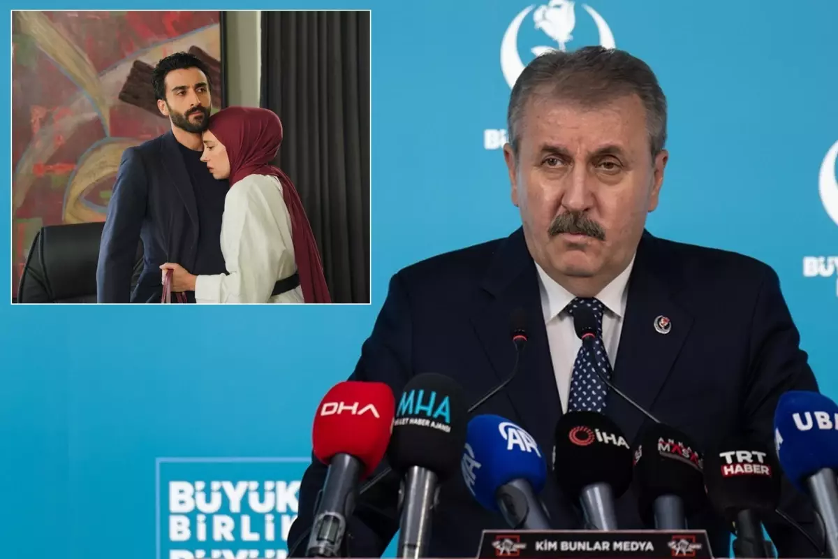 BBP lideri Destici\'den Kızılcık Şerbeti dizisine ağır sözler: Derhal yayından kaldırın