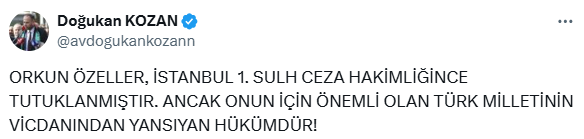 Emekli Albay Orkun Özeller tutuklandı