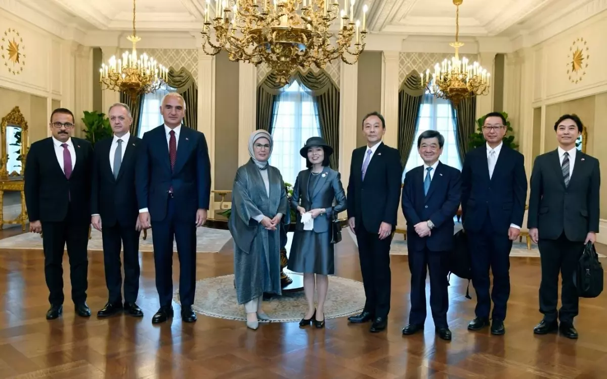 Emine Erdoğan ve Japon Prensesi Buluştu