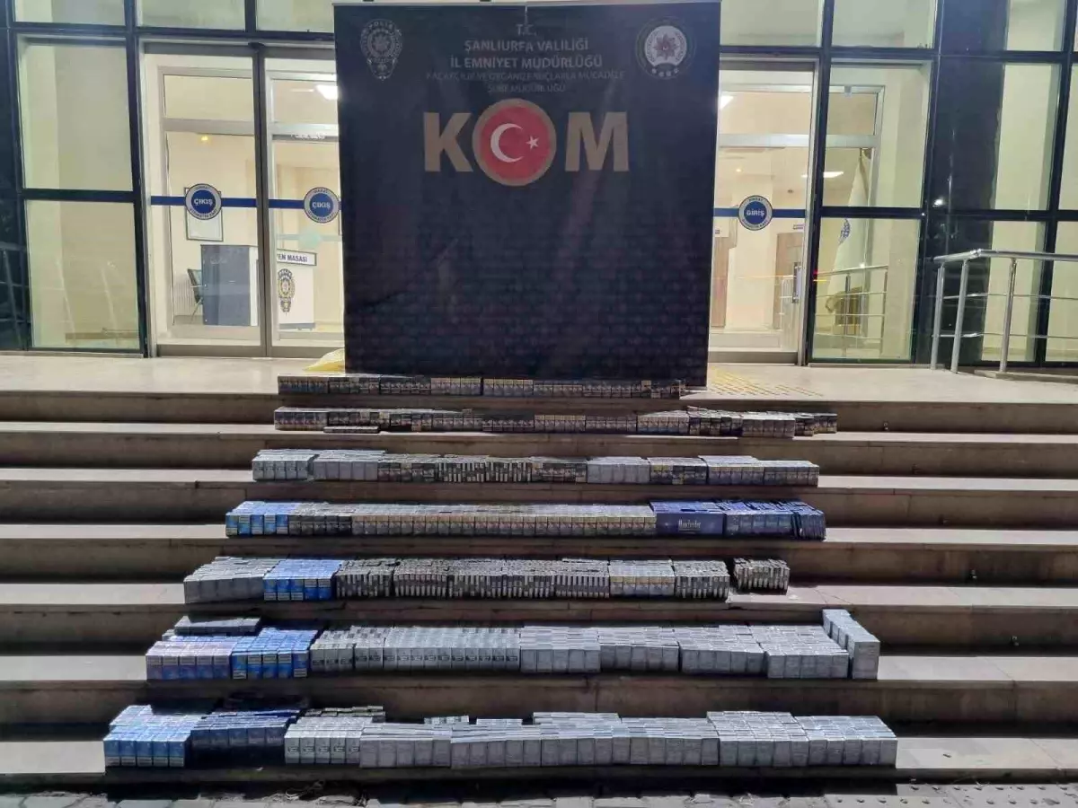 Şanlıurfa\'da Kaçakçılık Operasyonu: 2 Tutuklama