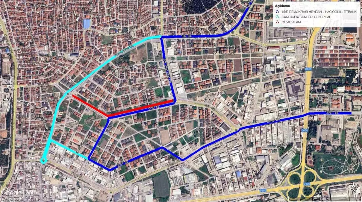 Erenler Çarşamba Pazarı İçin 19-E Hattında Güzergah Değişikliği