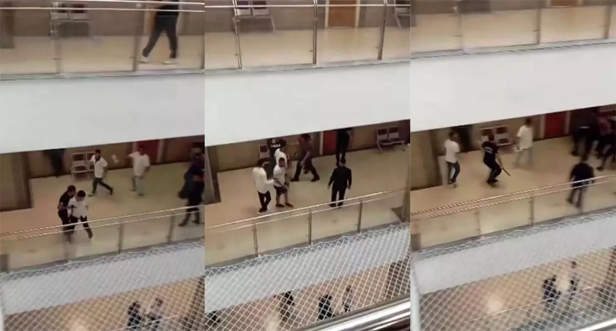 Adana Adliyesi\'nde Kavga Anları Görüntülendi