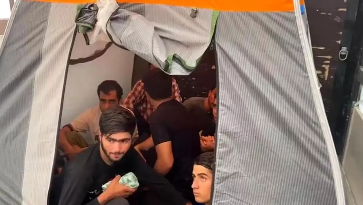 Amasya\'da 17 Kaçak Göçmen Yakalandı