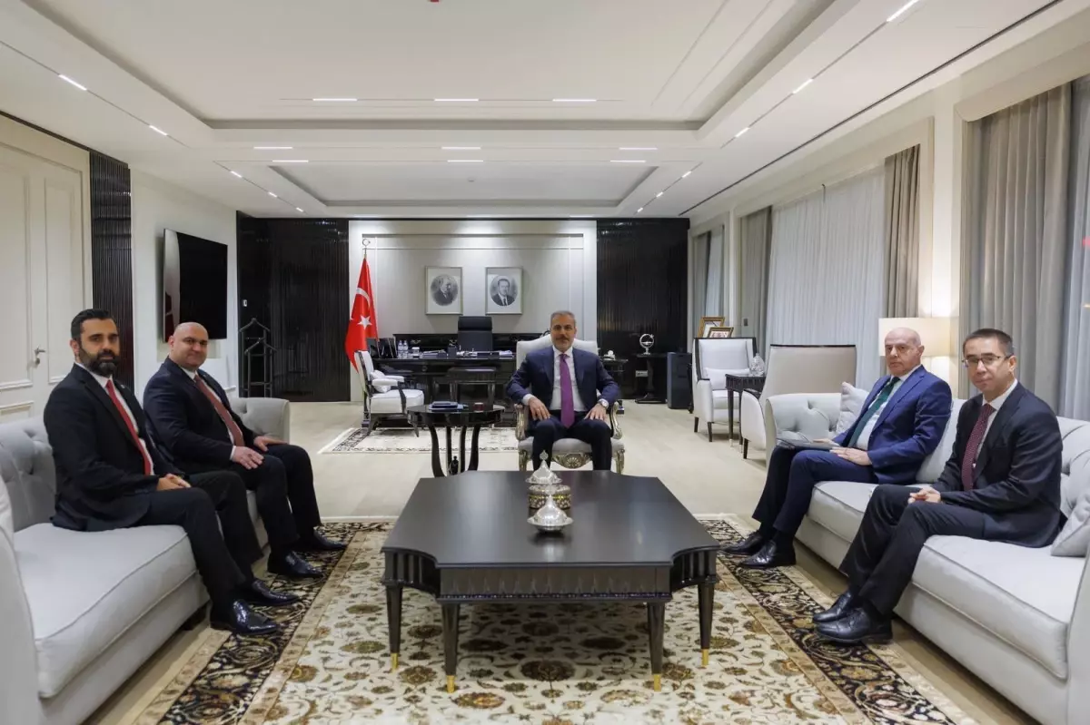 Bakan Fidan ITC Heyetini Kabul Etti
