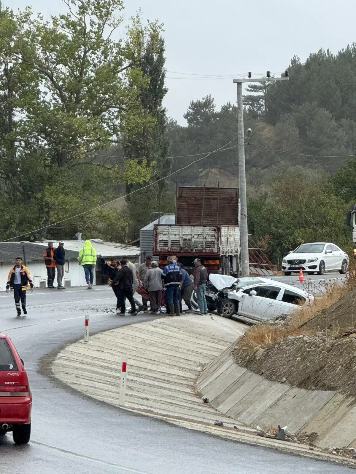 Mudurnu\'da Trafik Kazası: 10 Yaralı