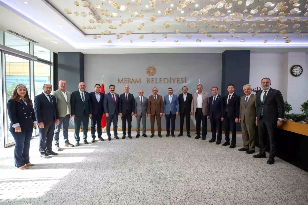 Bursa Heyeti, Meram\'ın Kentsel Dönüşüm Başarılarını İnceledi