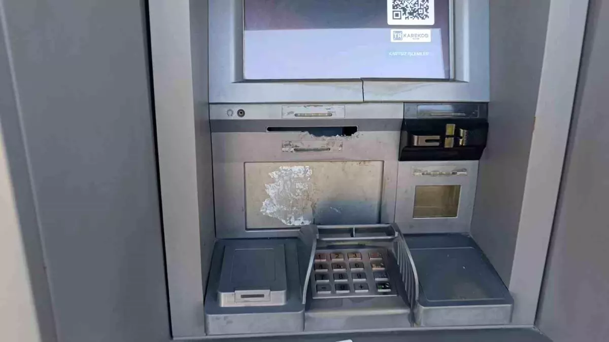 Antalya\'da ATM Tahrip Edildi