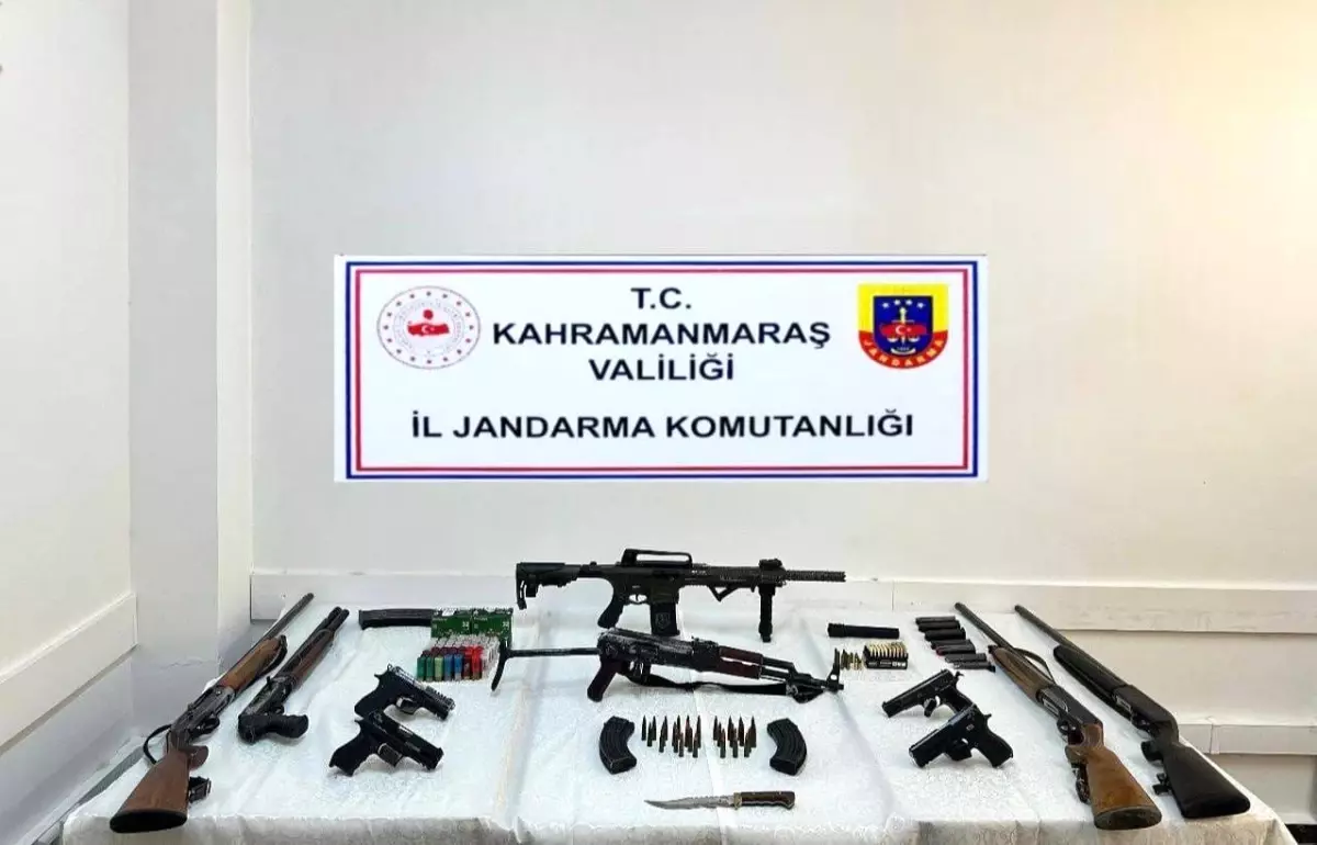 Kahramanmaraş\'ta Silah Operasyonu