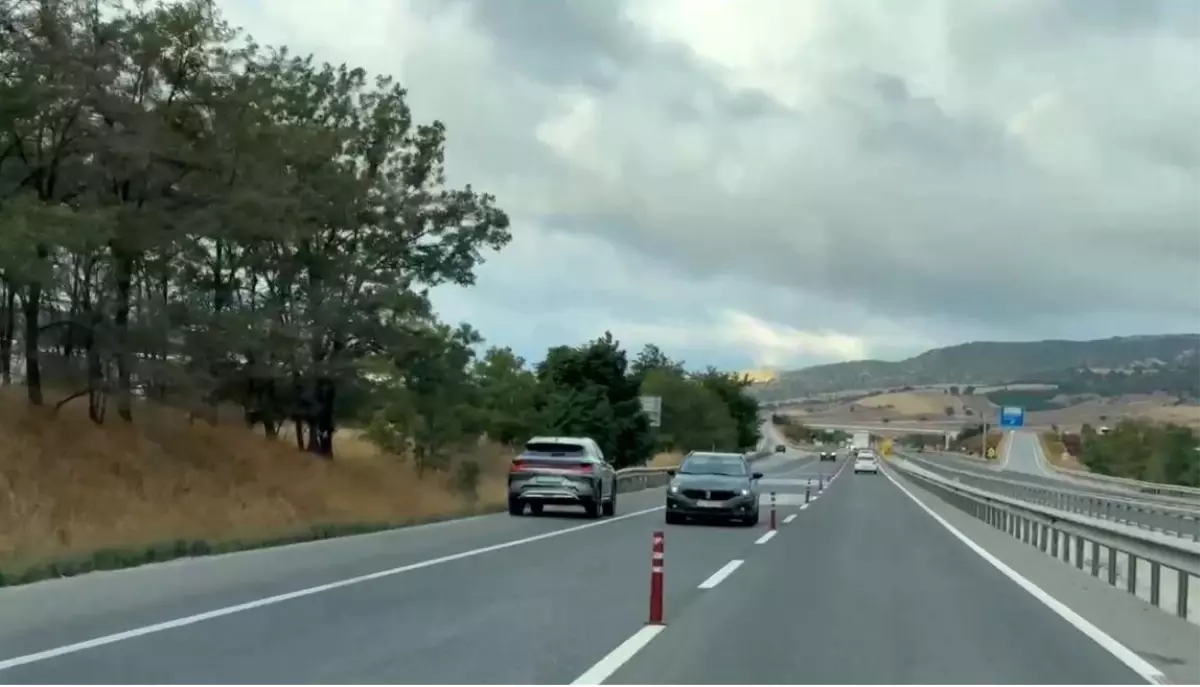 Ters Şeritte Giden Sürücü Tehlike Yarattı