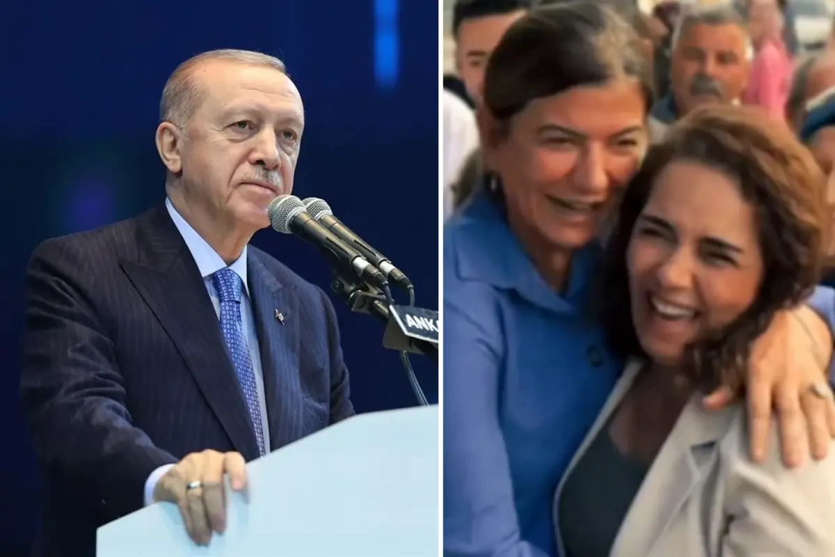 DEM Parti\'nin kalesinde Cumhurbaşkanı Erdoğan\'ı mest edecek görüntü