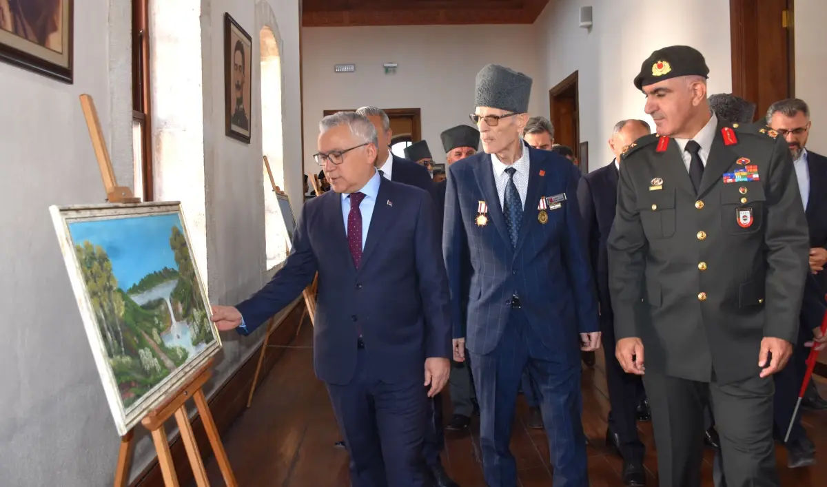 Kıbrıs Gazisi Bahri Şahin\'in İlk Sergisi