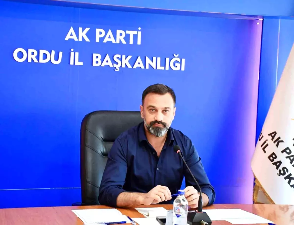 Selman Altaş AK Parti Ordu İl Başkanlığı\'ndan İstifa Etti