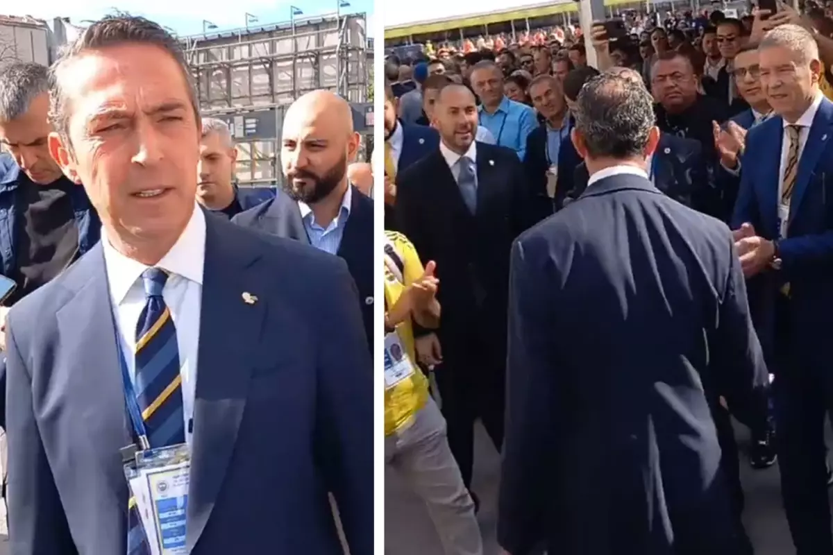 Ali Koç\'un genel kurula girerken söyledikleri olay oldu