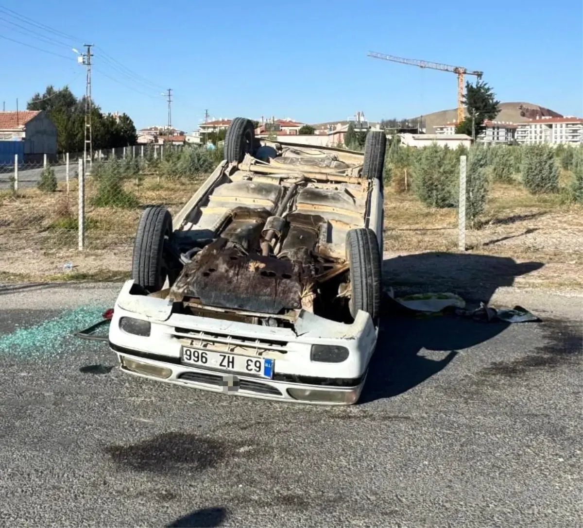 Karapınar\'da Trafik Kazası: 1 Yaralı