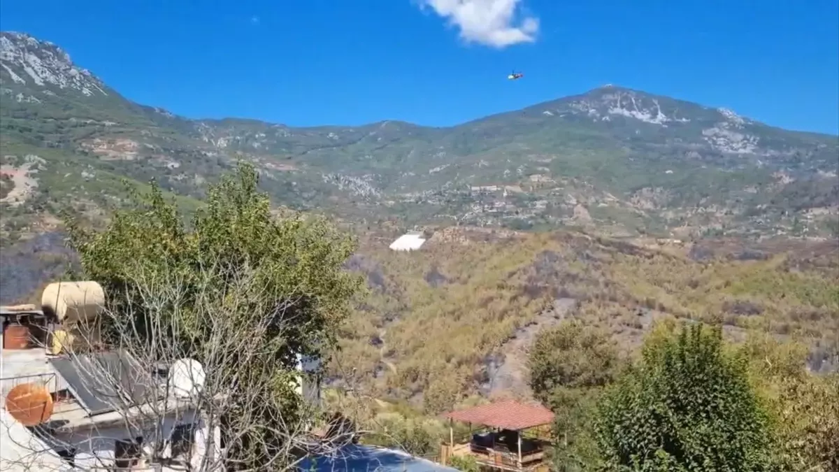 Alanya\'daki Orman Yangınları Kontrol Altına Alındı