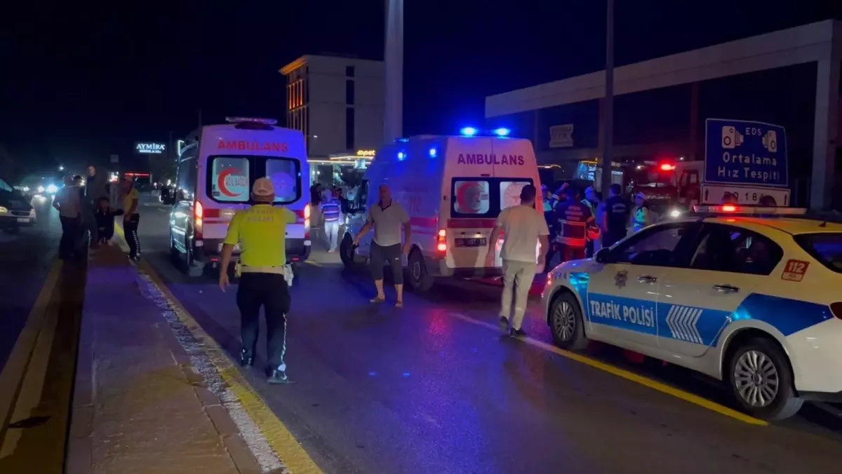 Aydın\'da zincirleme trafik kazası! 1 kişi öldü, 5 yaralı var