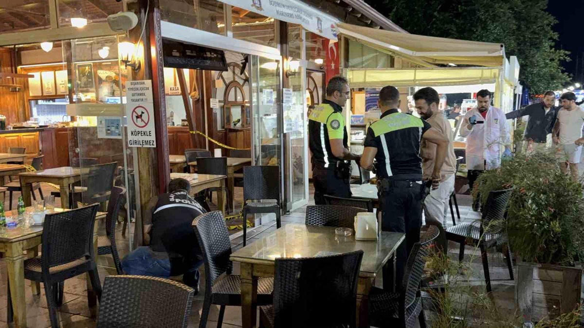 Bodrum\'da Kafe Önünde Kurşunlama Olayı