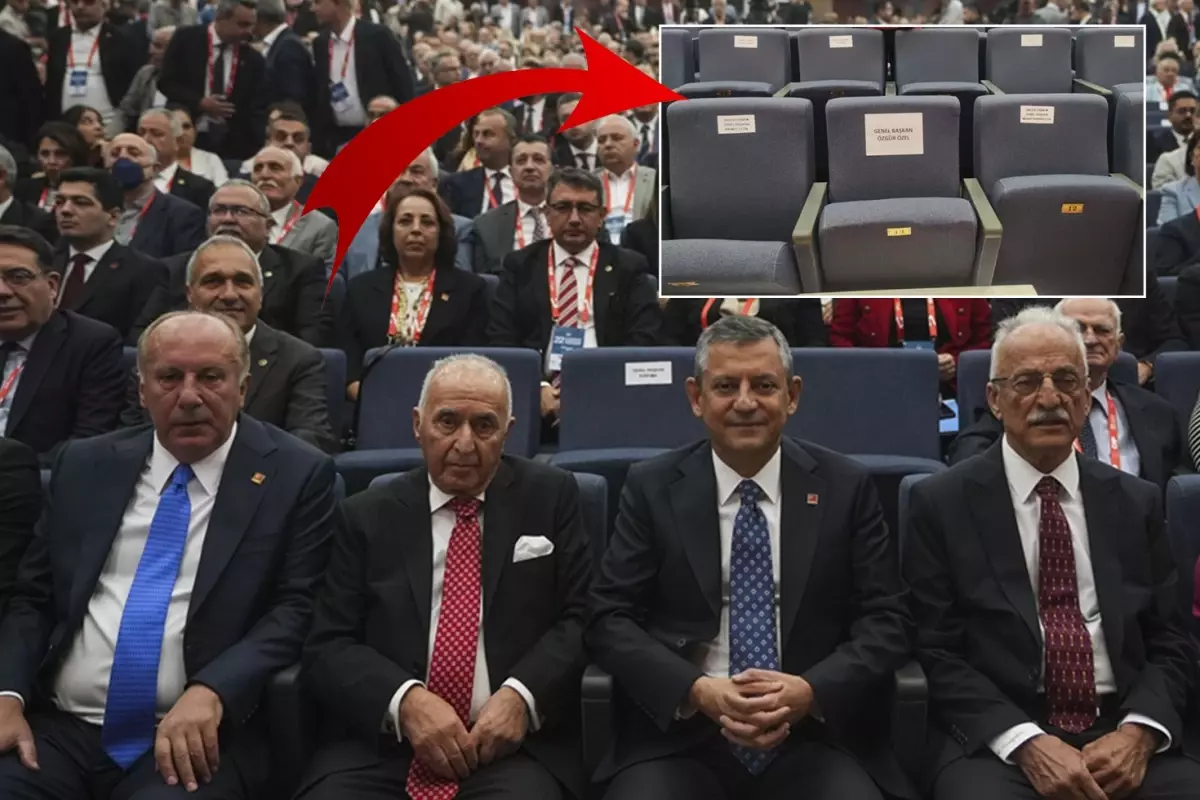 CHP\'nin 22. Olağanüstü Kurultayı başladı! Tek aday Özgür Özel, Kılıçdaroğlu için koltuk ayrılmadı