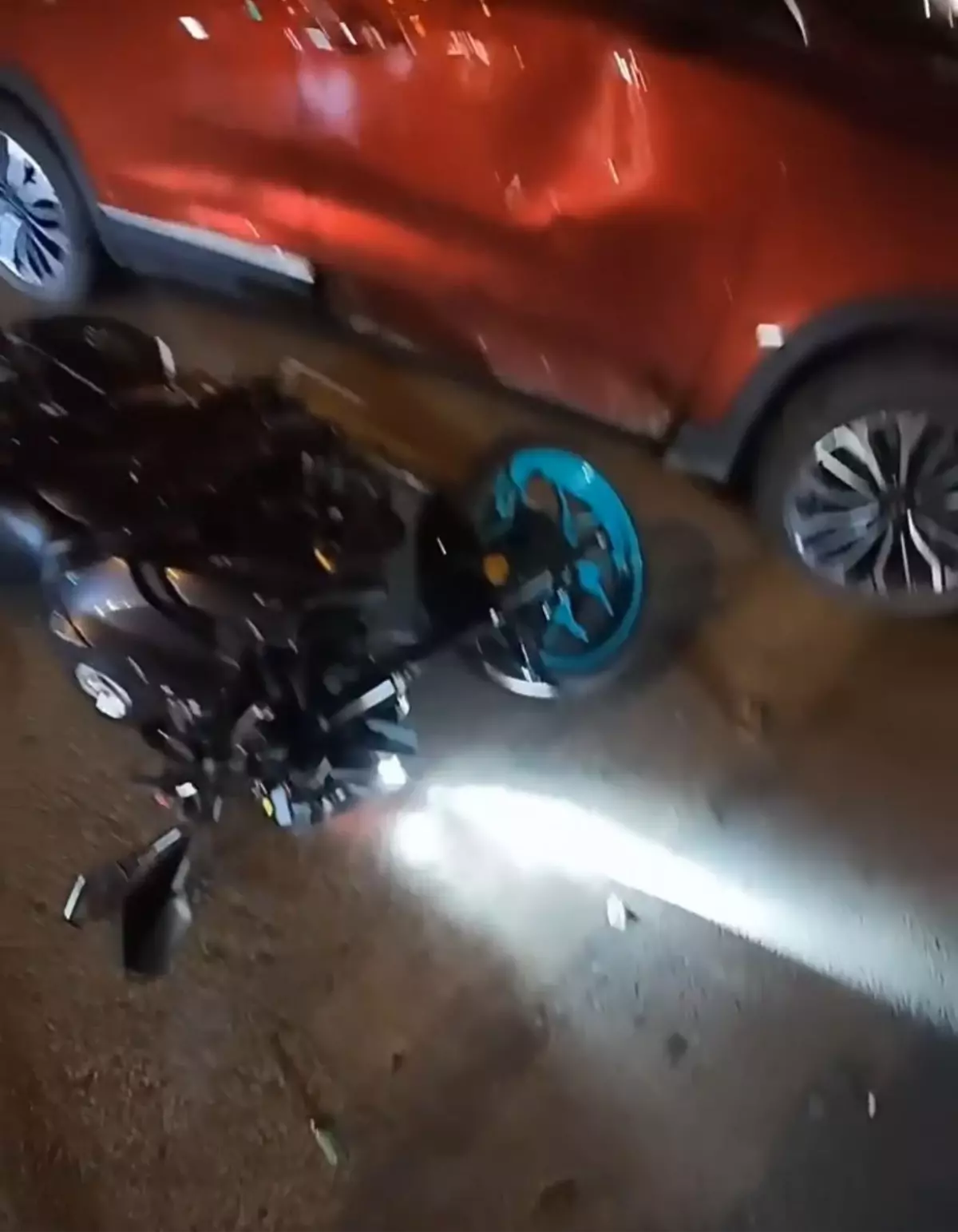 Bursa\'da Motosiklet Kazası