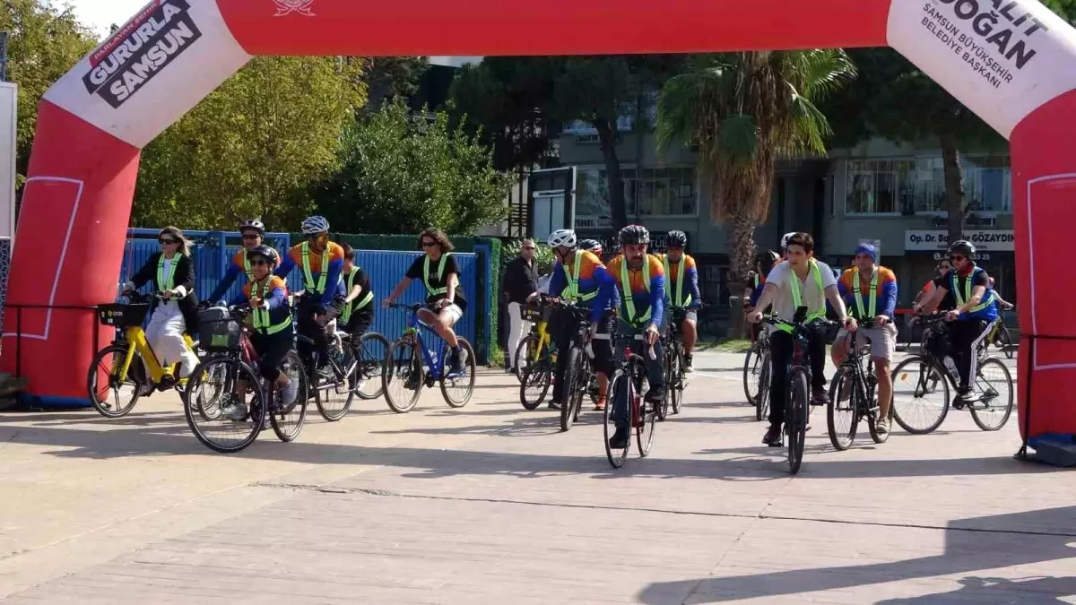 Samsun\'da Avrupa Hareketlilik Haftası Bisiklet Turu ile Kutlandı